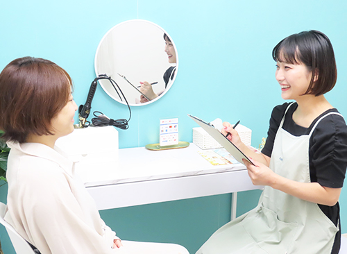 個人のお悩みに合わせた提案/施術